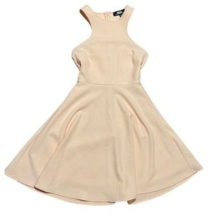 Lulu's Light Pink Woman's Skater Business Casual Mini Dress Size Small